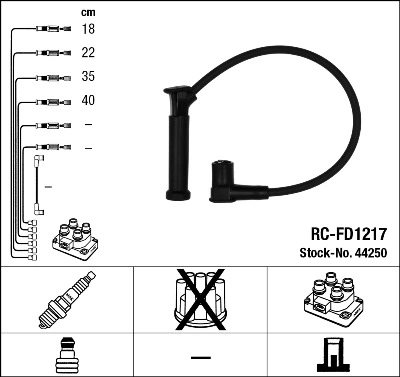 Ignition Cable Kit 44250