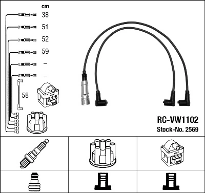 Ignition Cable Kit 2569
