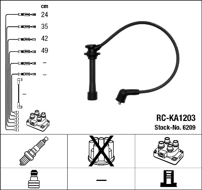 Ignition Cable Kit 6209
