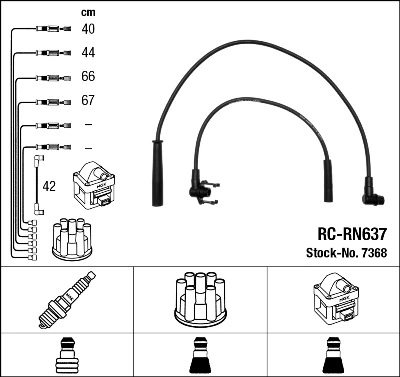 Ignition Cable Kit 7368