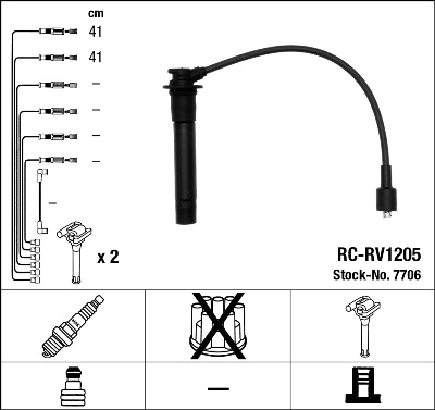 Ignition Cable Kit 7706