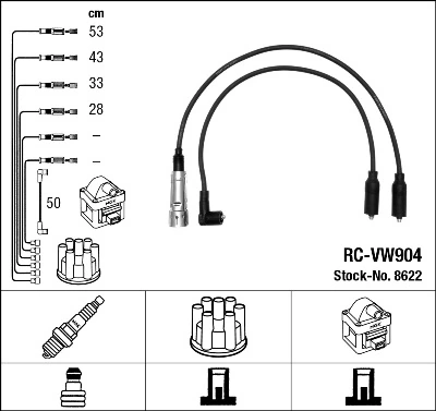 Ignition Cable Kit 8622