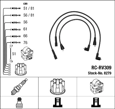 Ignition Cable Kit 8279