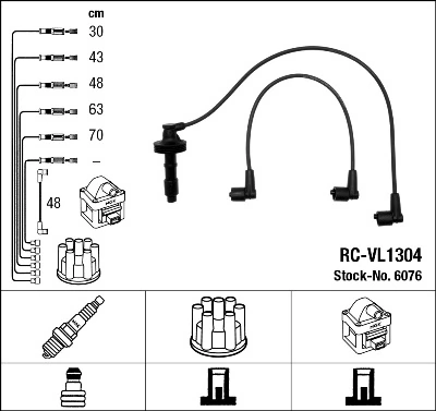 Ignition Cable Kit 6076