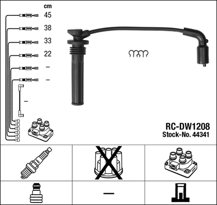 Ignition Cable Kit 44341