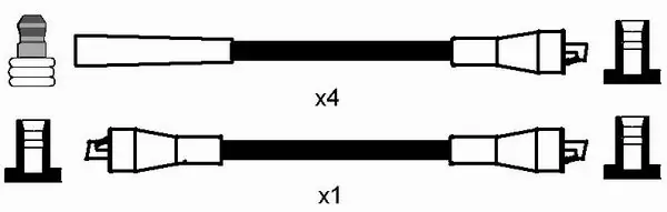 Ignition Cable Kit 7104