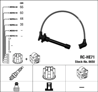 Ignition Cable Kit 8650