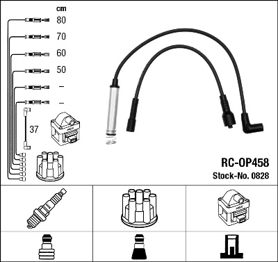 NGK 0828 Ignition Cable Kit