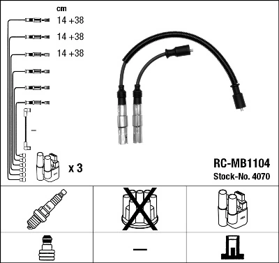 Ignition Cable Kit 4070