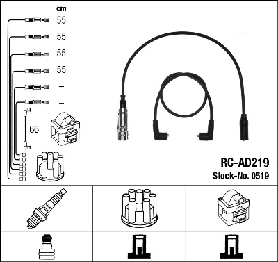 Ignition Cable Kit 0519