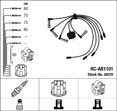 NGK 44235 Ignition Cable Kit