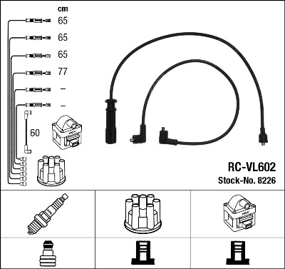 NGK 8226 Ignition Cable Kit