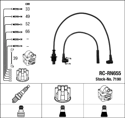 Ignition Cable Kit 7190