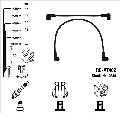 NGK 0540 Ignition Cable Kit