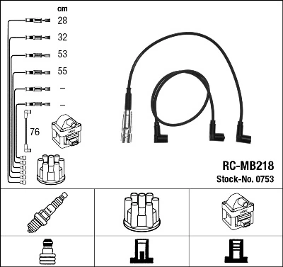 Ignition Cable Kit 0753