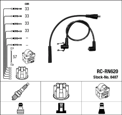 Ignition Cable Kit 8487