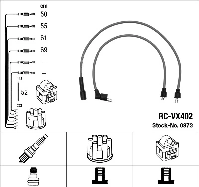 Ignition Cable Kit 0973