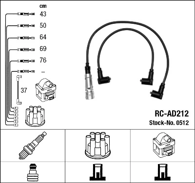 Ignition Cable Kit 0512