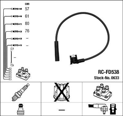 Ignition Cable Kit 0633