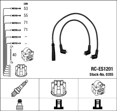 Ignition Cable Kit 0355