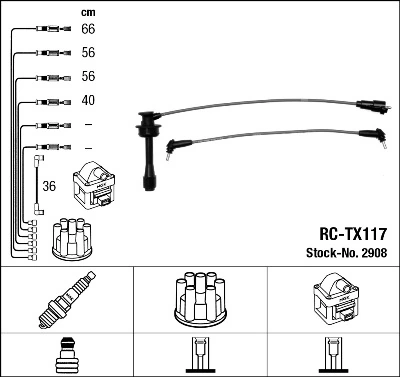 Ignition Cable Kit 2908