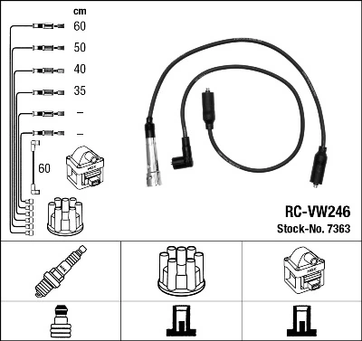 Ignition Cable Kit 7363