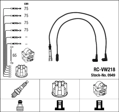Ignition Cable Kit 0949