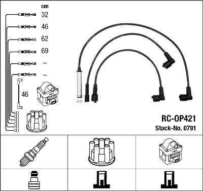 Ignition Cable Kit 0791
