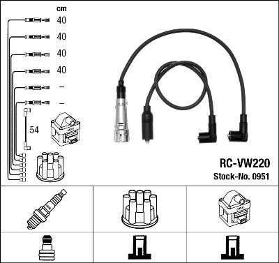 Ignition Cable Kit 0951