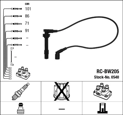 Ignition Cable Kit 0548