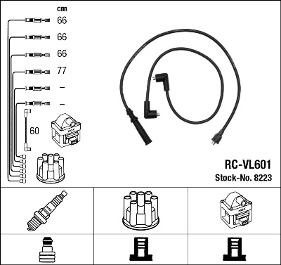 NGK 8223 Ignition Cable Kit