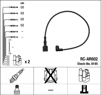 Ignition Cable Kit 8195