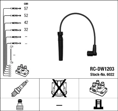 Ignition Cable Kit 6022