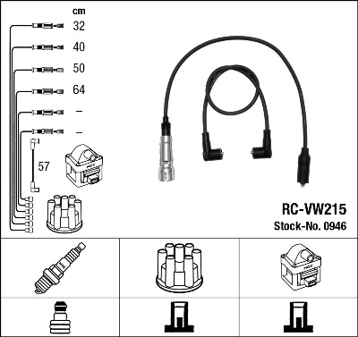 Ignition Cable Kit 0946