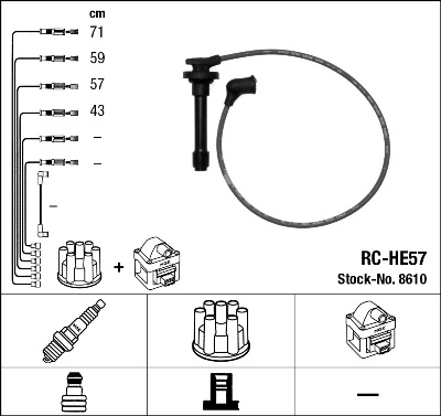 Ignition Cable Kit 8610