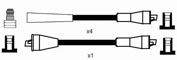 NGK 0661 Ignition Cable Kit