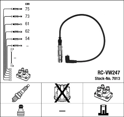 Ignition Cable Kit 7013