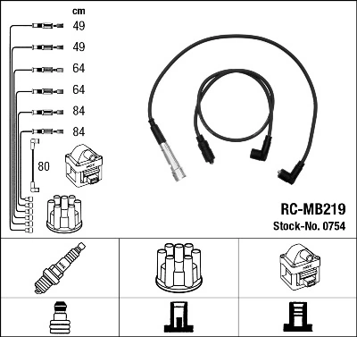 Ignition Cable Kit 0754
