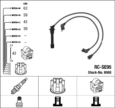 Ignition Cable Kit 8068