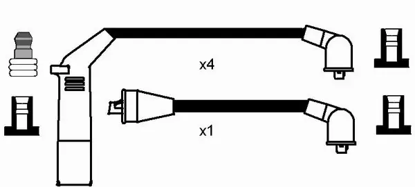 Ignition Cable Kit 0710