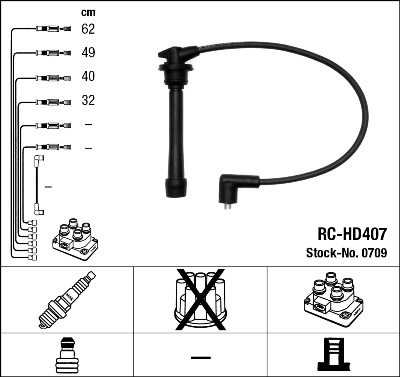 Ignition Cable Kit 0709