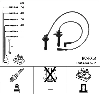 Ignition Cable Kit 5761