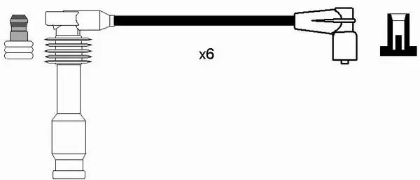 NGK 0820 Ignition Cable Kit