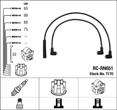 Ignition Cable Kit 7170