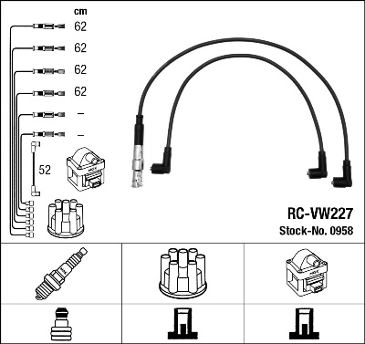Ignition Cable Kit 0958