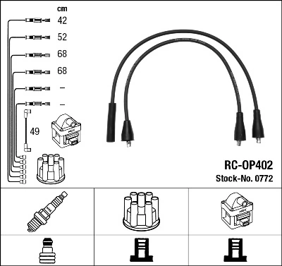 Ignition Cable Kit 0772