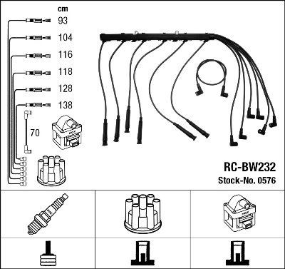 Ignition Cable Kit 0576