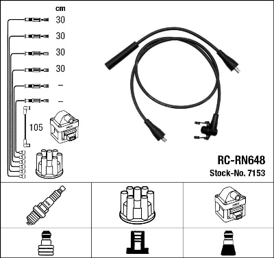 Ignition Cable Kit 7153