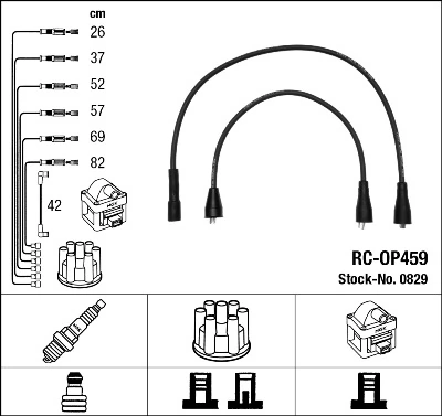 Ignition Cable Kit 0829