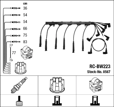Ignition Cable Kit 0567